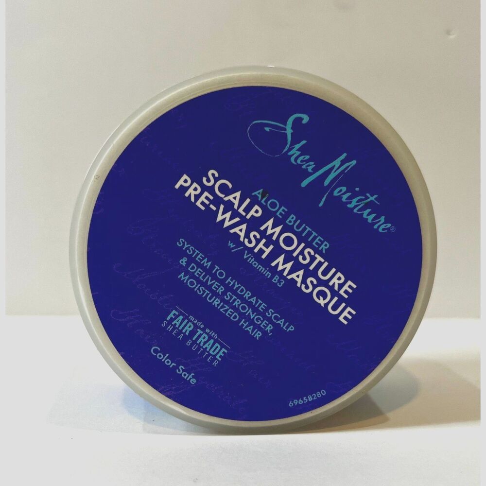 SheaMoisture Aloe Butter Scalp Moisture Pre-Wash Masque 4 oz New Sealed
